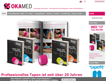 Tablet Screenshot of okamed.de